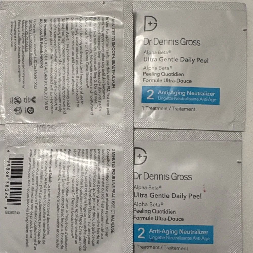 Dr Dennis Gross Alpha Beta Mixture Daily Peel Bundle  10 Treatments expire 2028